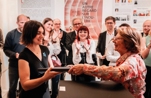 Une étudiante récompensée au concours Photo industrielle