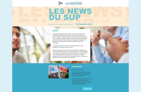 Une newsletter pour les professionnels de l'orientation