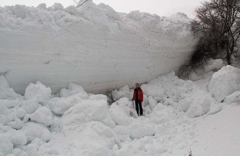 Montée en altitude du risque avalanche avec le changement climatique