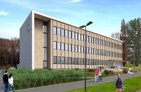 Rénovation d'un bâtiment sur le campus Illberg (Mulhouse)