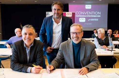 Signature d'une convention avec m2A