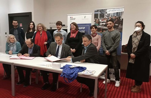 Développement des relations entre la DDFIP et l’UHA - Signature convention DDFPI et prépa talents