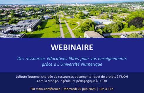 Webinaire sur les Ressources Éducatives Libres
