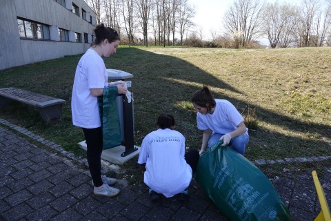 Clean walk sur le campus Grillenbreit